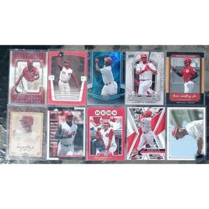 Ken Griffey Jr. Cincinnati Reds 10 Baseball Cards